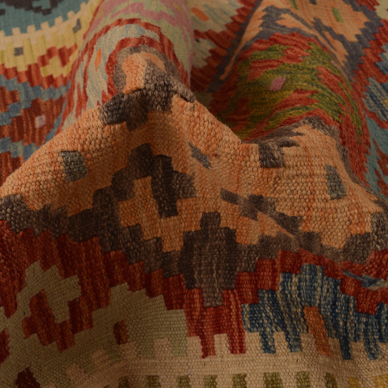 Vegetable Kelim Runner 2' 9" x 10' 1" (ft) - No. P34903