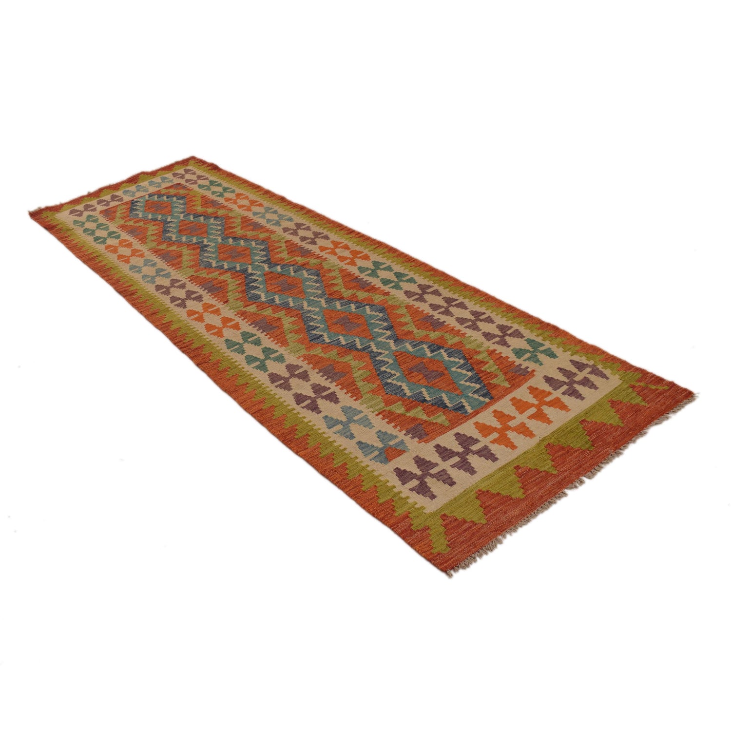 Vegetable Kilim Runner 2' 10" x 9' 2" (ft) - No. P34904