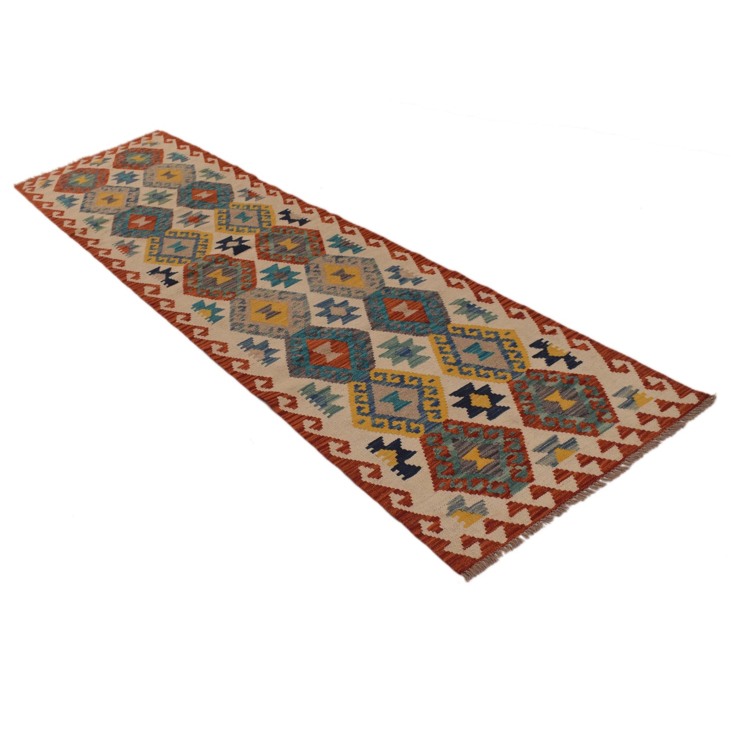 Vegetable Kelim Runner 2' 5" x 9' 9" (ft) - No. P34905