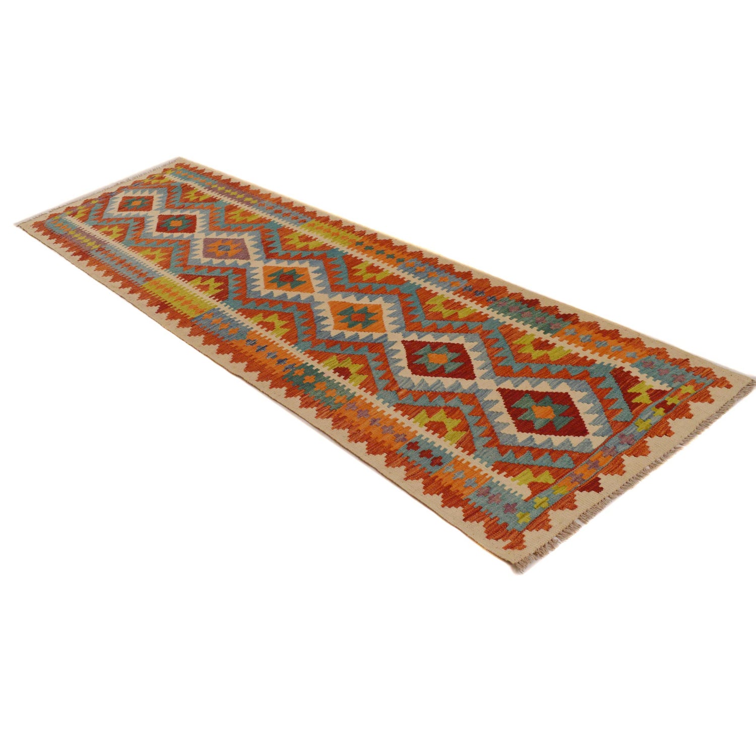 Vegetable Kilim Runner 2' 10" x 9' 7" (ft) - No. P34908