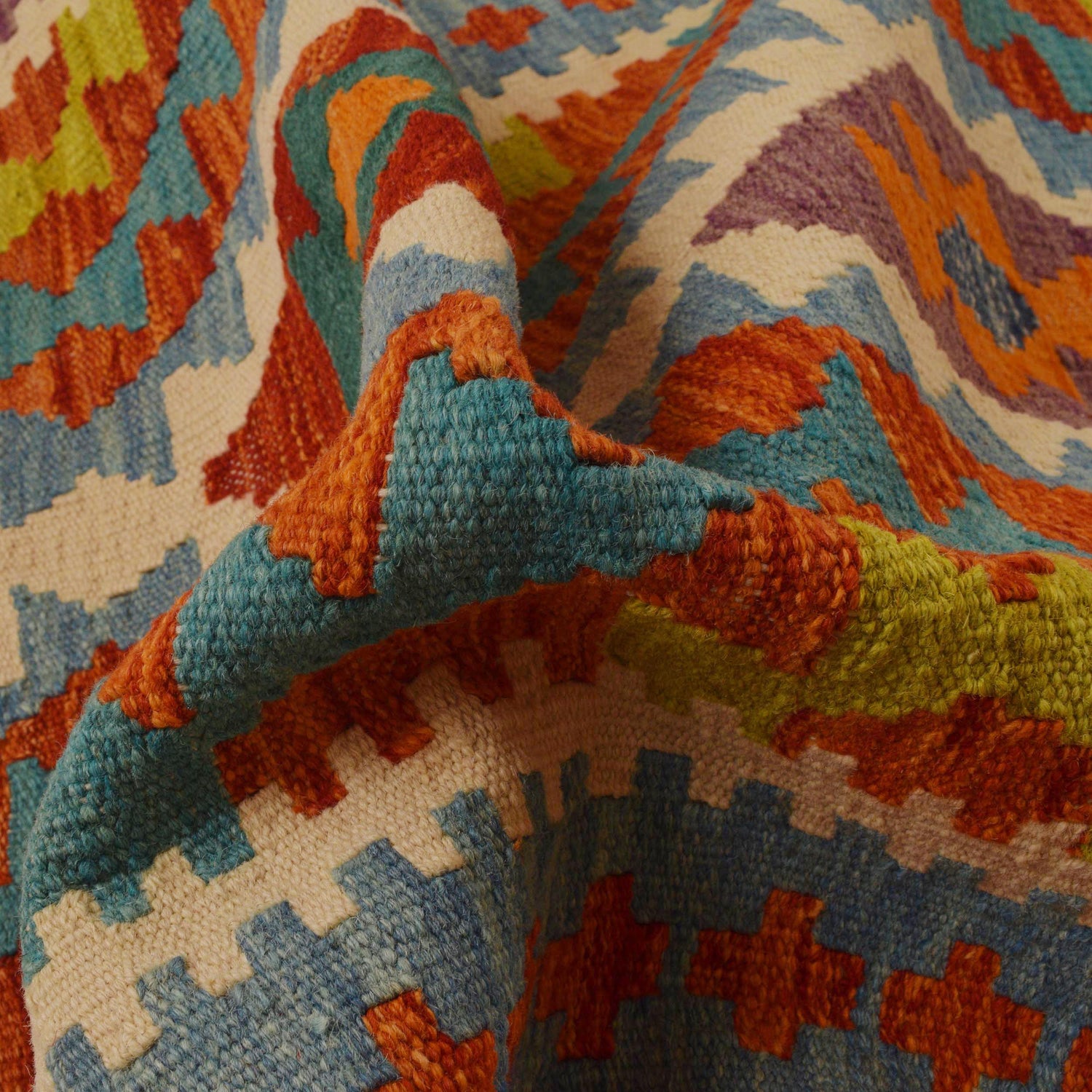 Vegetable Kilim Runner 2' 10" x 9' 7" (ft) - No. P34908