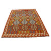 Handmade Vegetable Kilim 5' 1" x 6' 9" (ft) - No. P34912