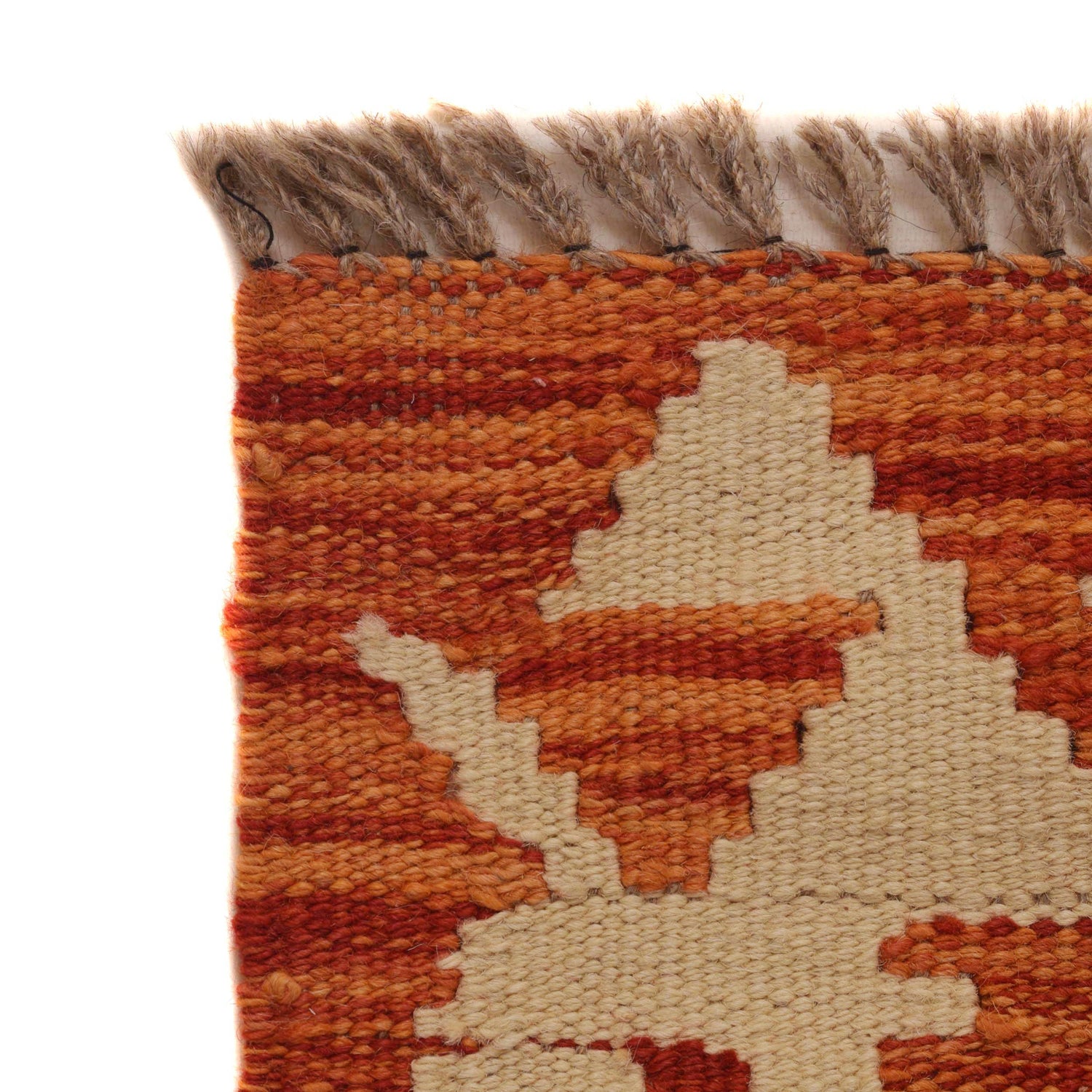 Handmade Vegetable Kilim 5' 1" x 6' 9" (ft) - No. P34912