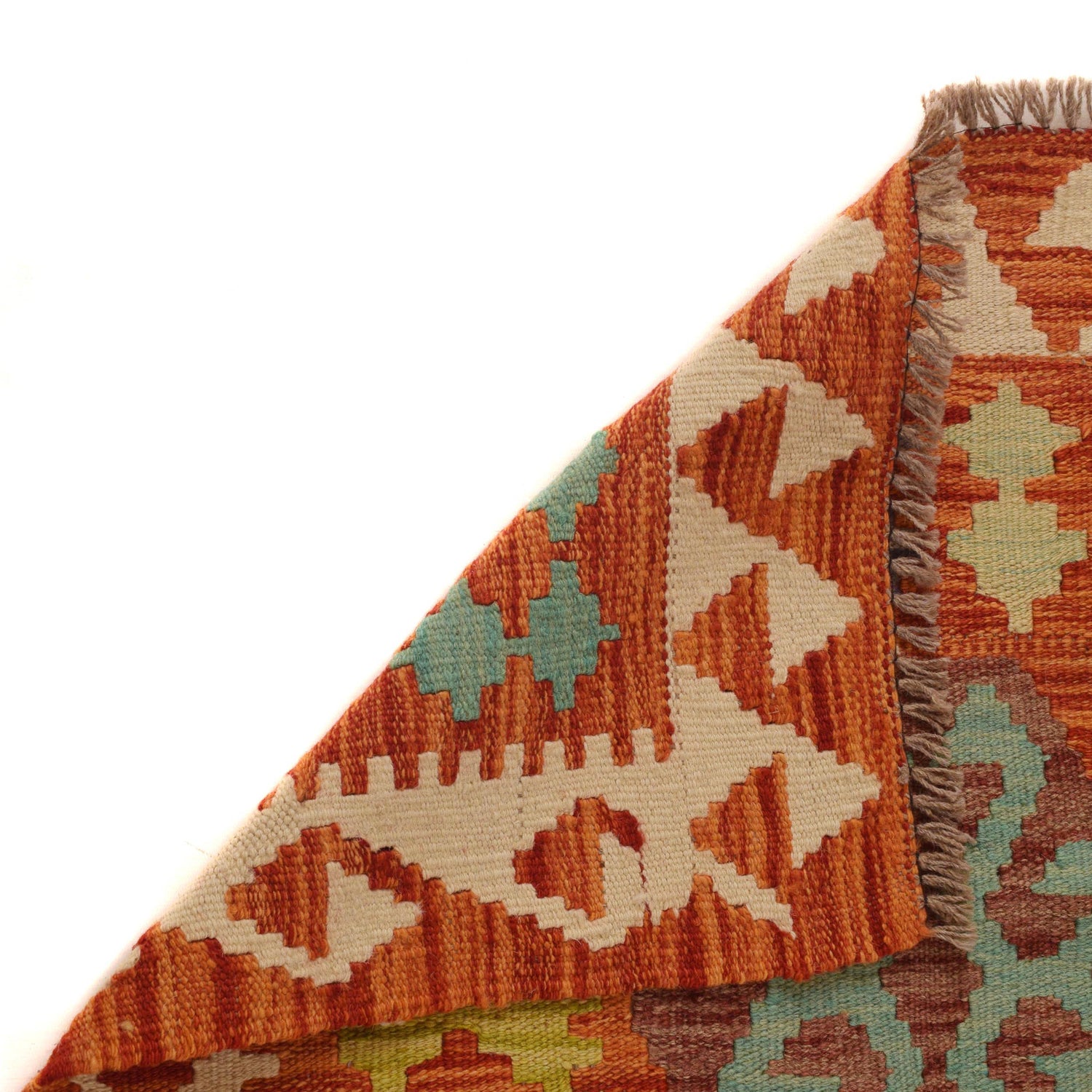 Handmade Vegetable Kilim 5' 1" x 6' 9" (ft) - No. P34912