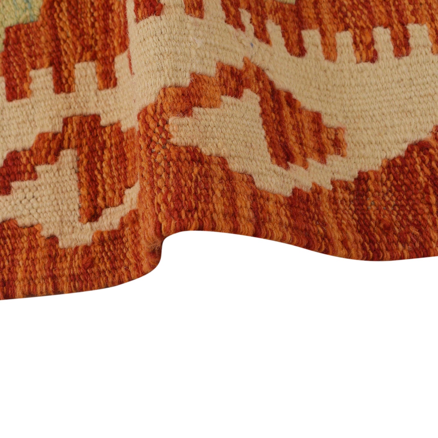 Handmade Vegetable Kilim 5' 1" x 6' 9" (ft) - No. P34912