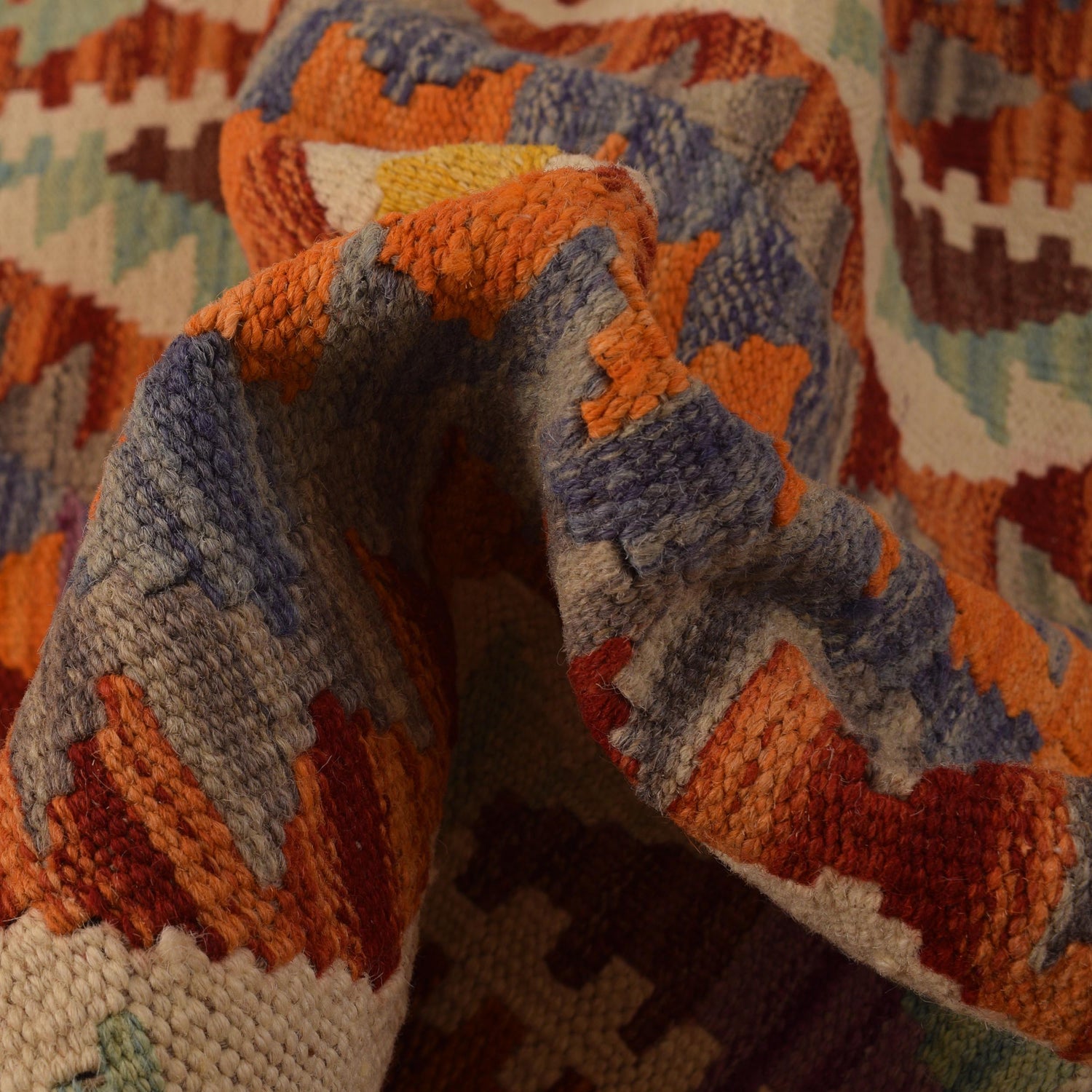 Handmade Vegetable Kilim 2' 9" x 4' 3" (ft) - No. P34914