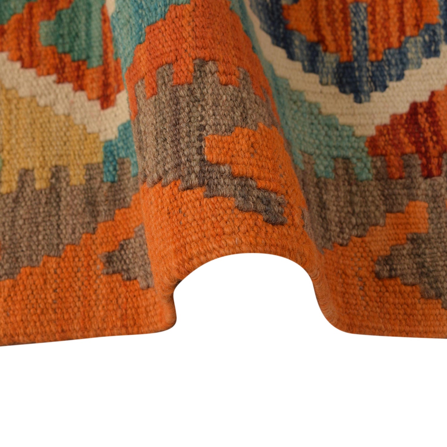 Vegetable Kelim Runner 2' 9" x 9' 6" (ft) - No. P34922