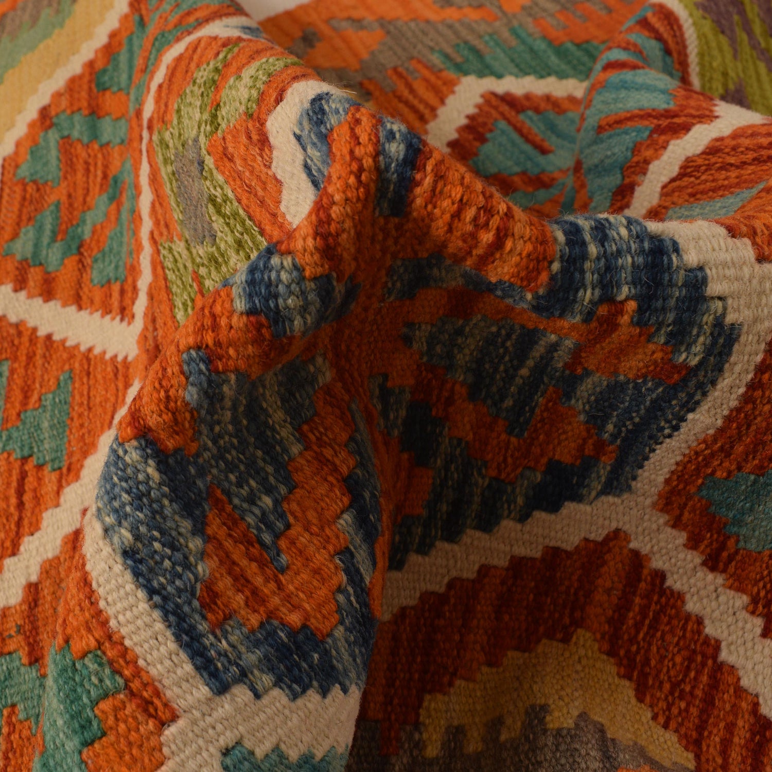 Vegetable Kelim Runner 2' 9" x 9' 6" (ft) - No. P34922