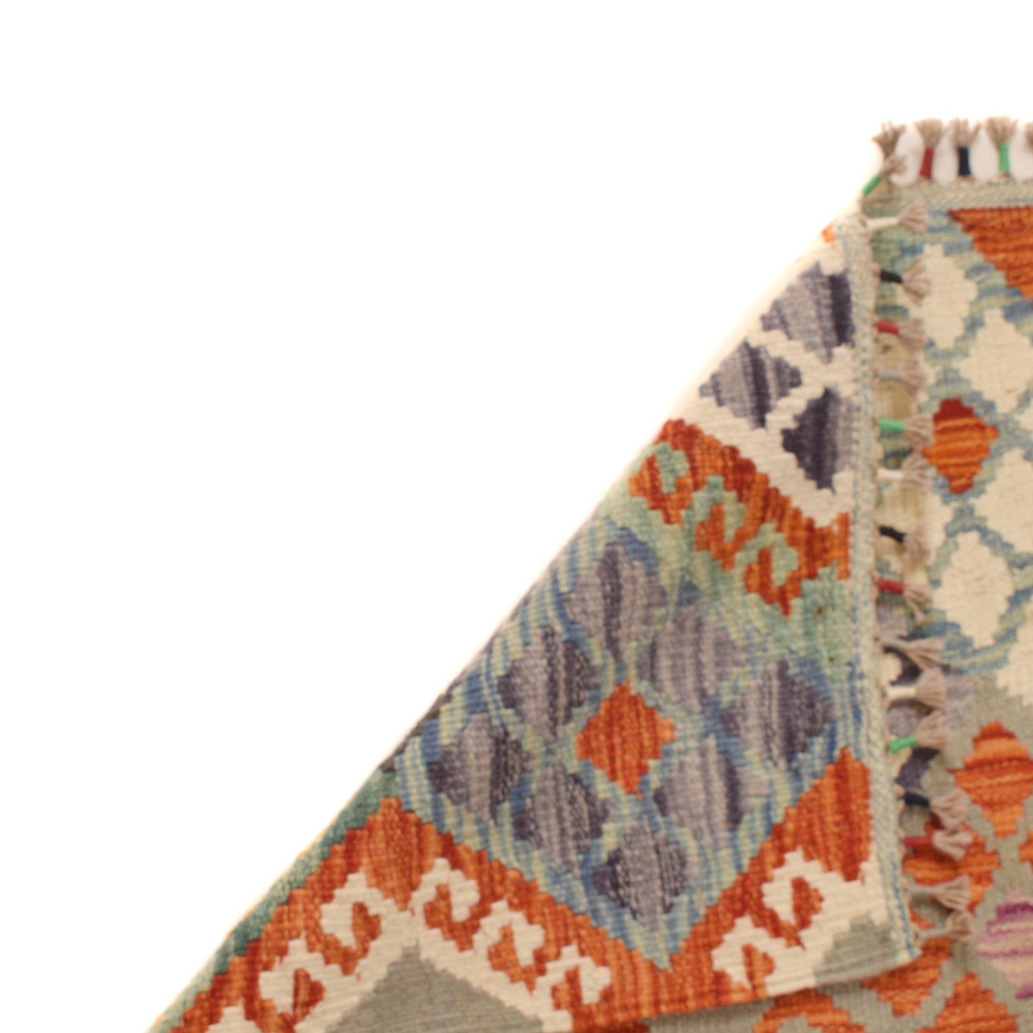 Handmade Vegetable Kilim 4' 5" x 5' 9" (ft) - No. P34931