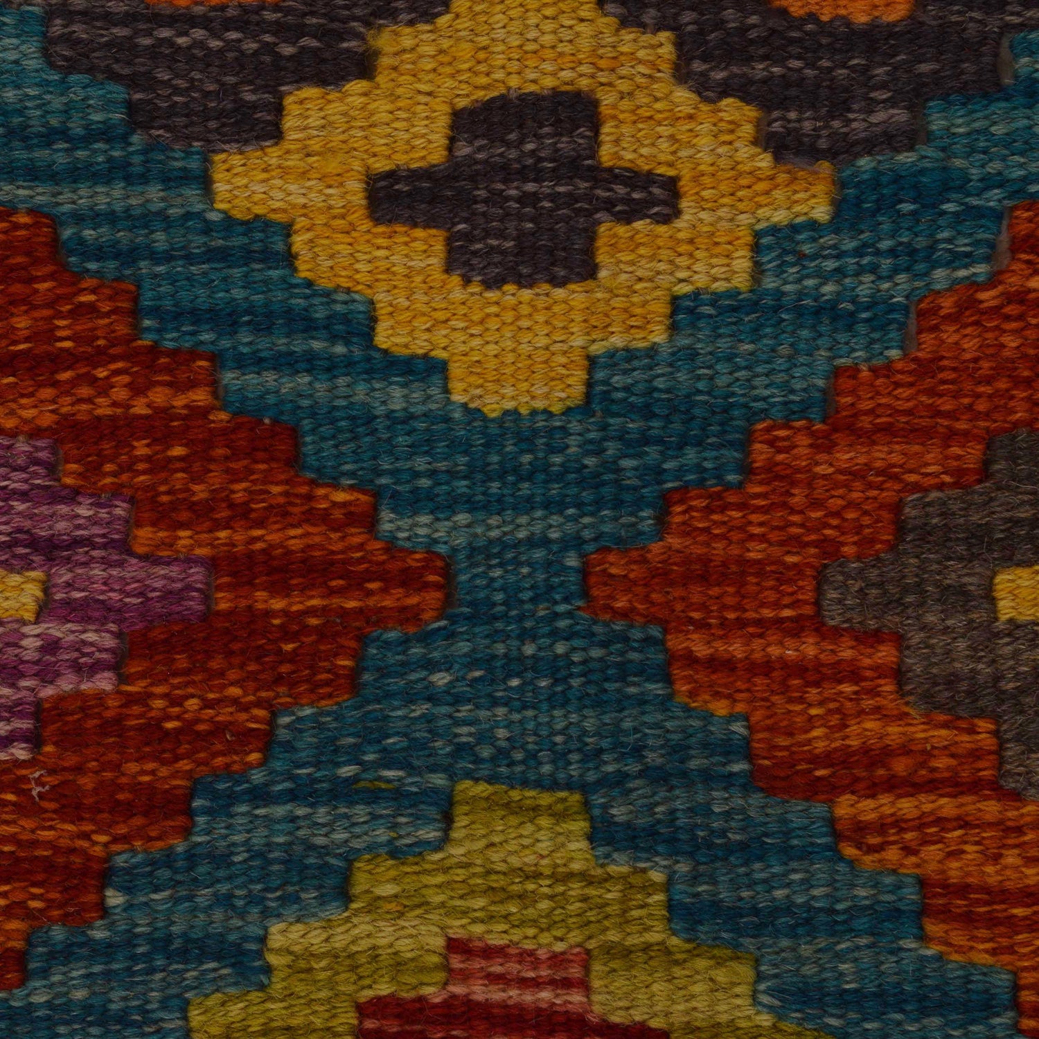 Handmade Vegetable Kilim 4' 0" x 5' 11" (ft) - No. P34932