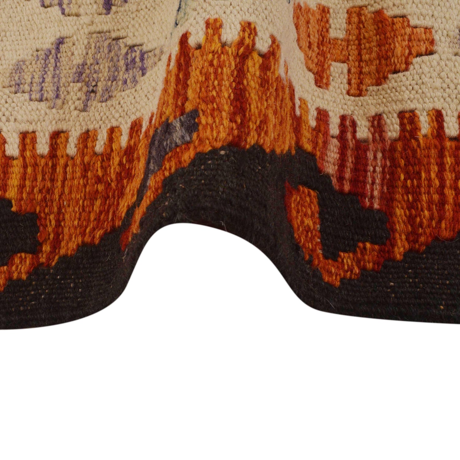 Handmade Vegetable Kilim 4' 0" x 5' 11" (ft) - No. P34932