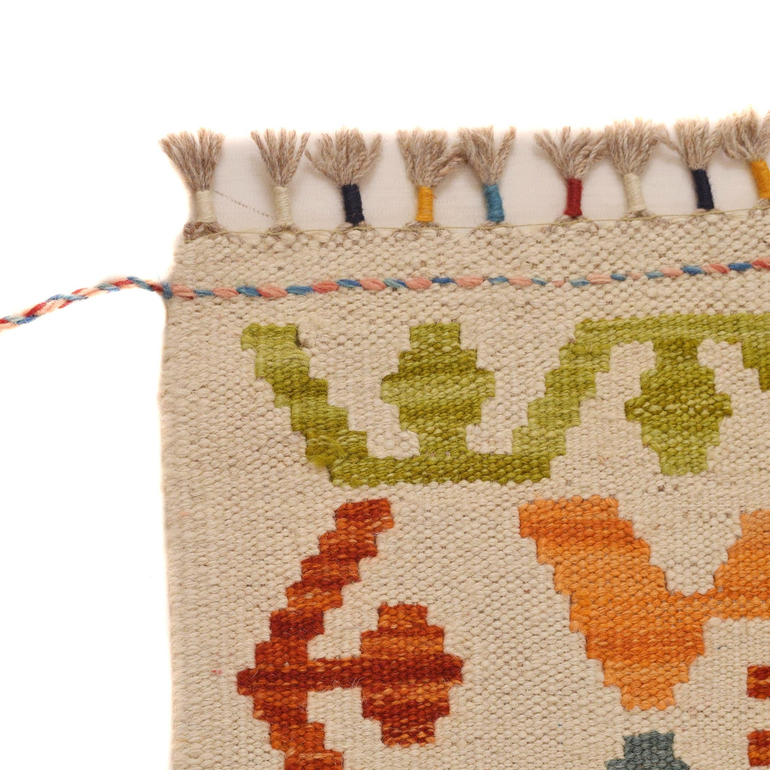 Handmade Vegetable Kilim 4' 0" x 5' 10" (ft) - No. P34936