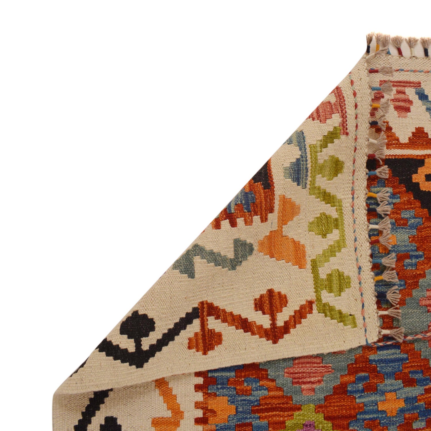 Handmade Vegetable Kilim 4' 0" x 5' 10" (ft) - No. P34936