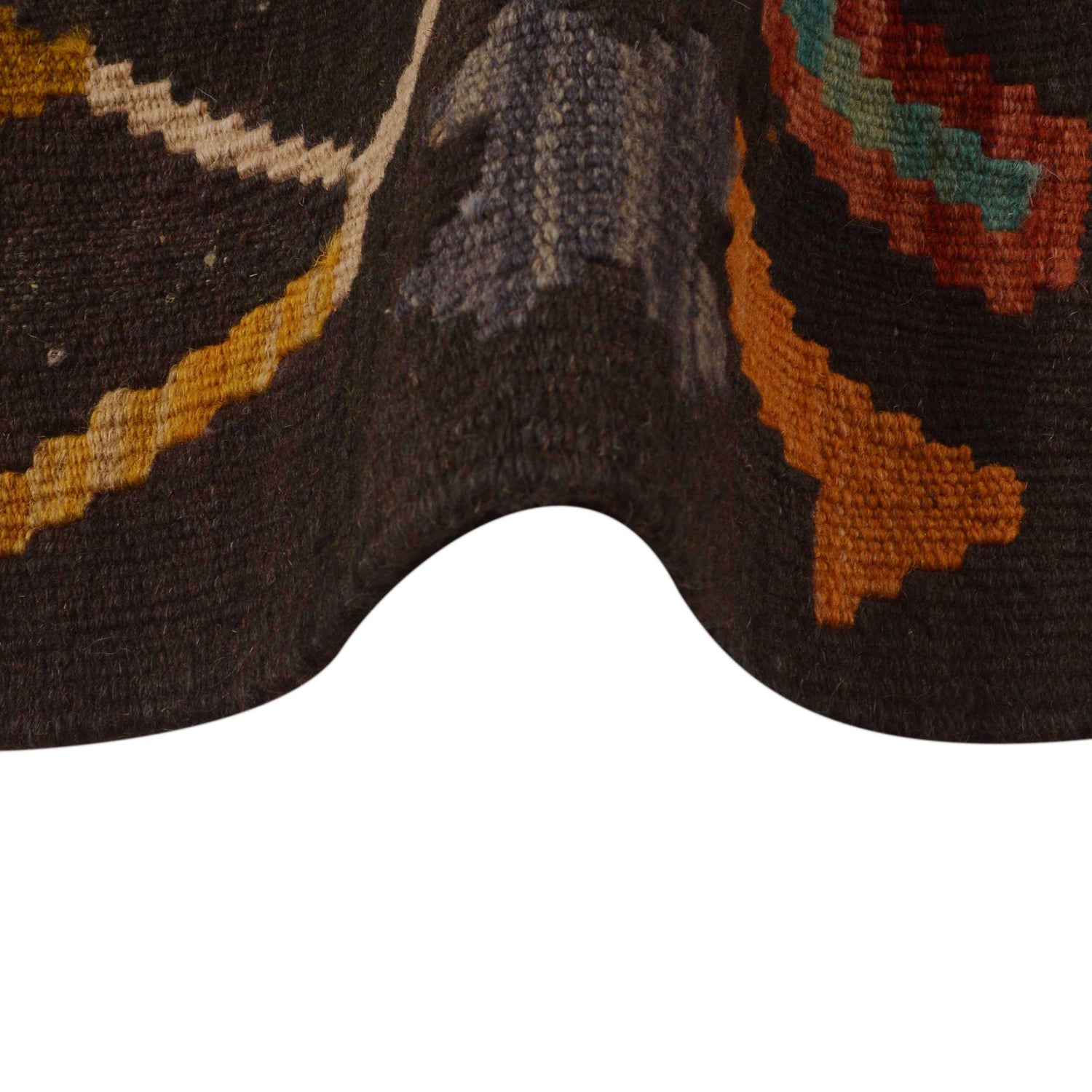 Handmade Vegetable Kilim 6' 9" x 9' 8" (ft) - No. P34955