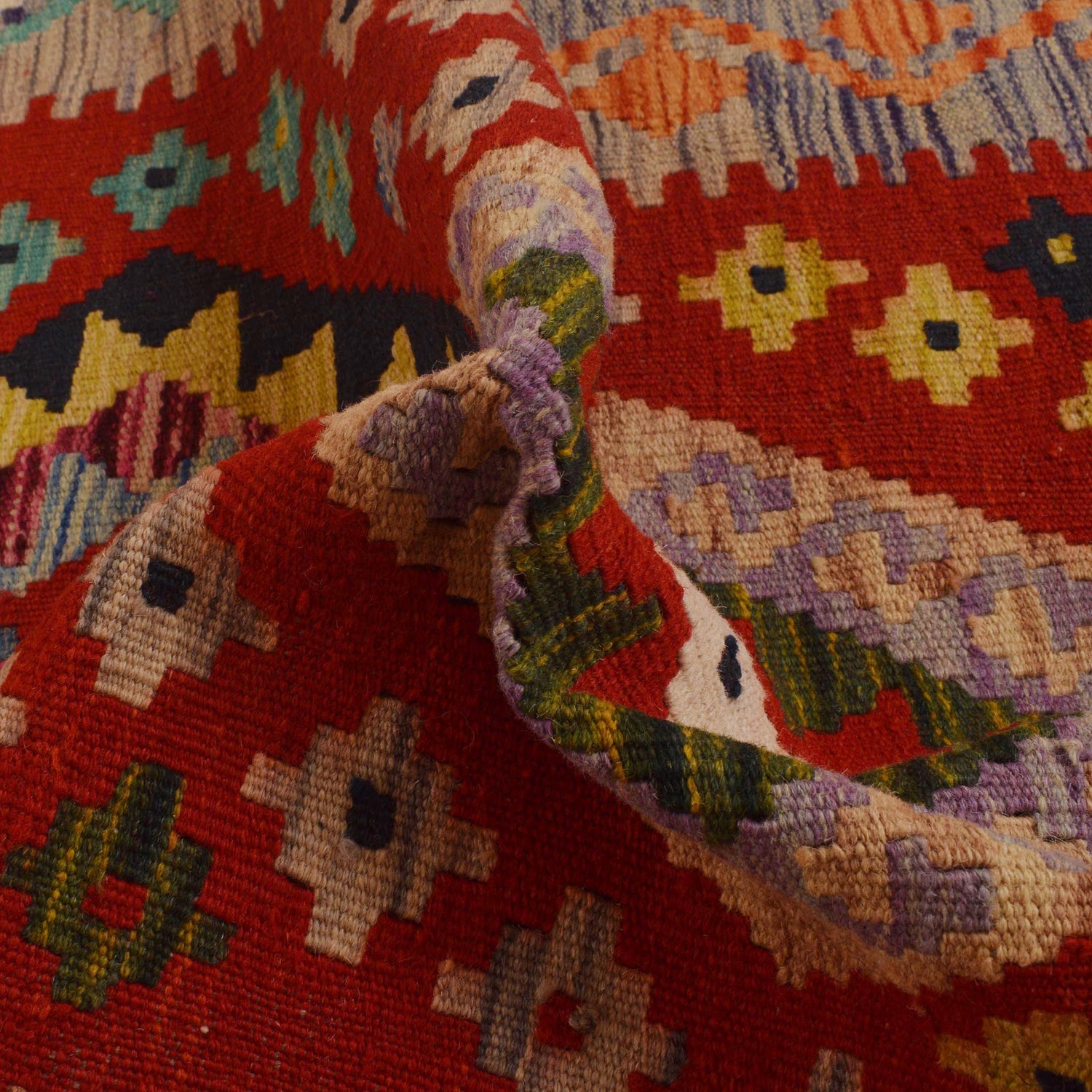 Vegetable Kilim Runner 2' 6" x 22' 0" (ft) - No. P34956