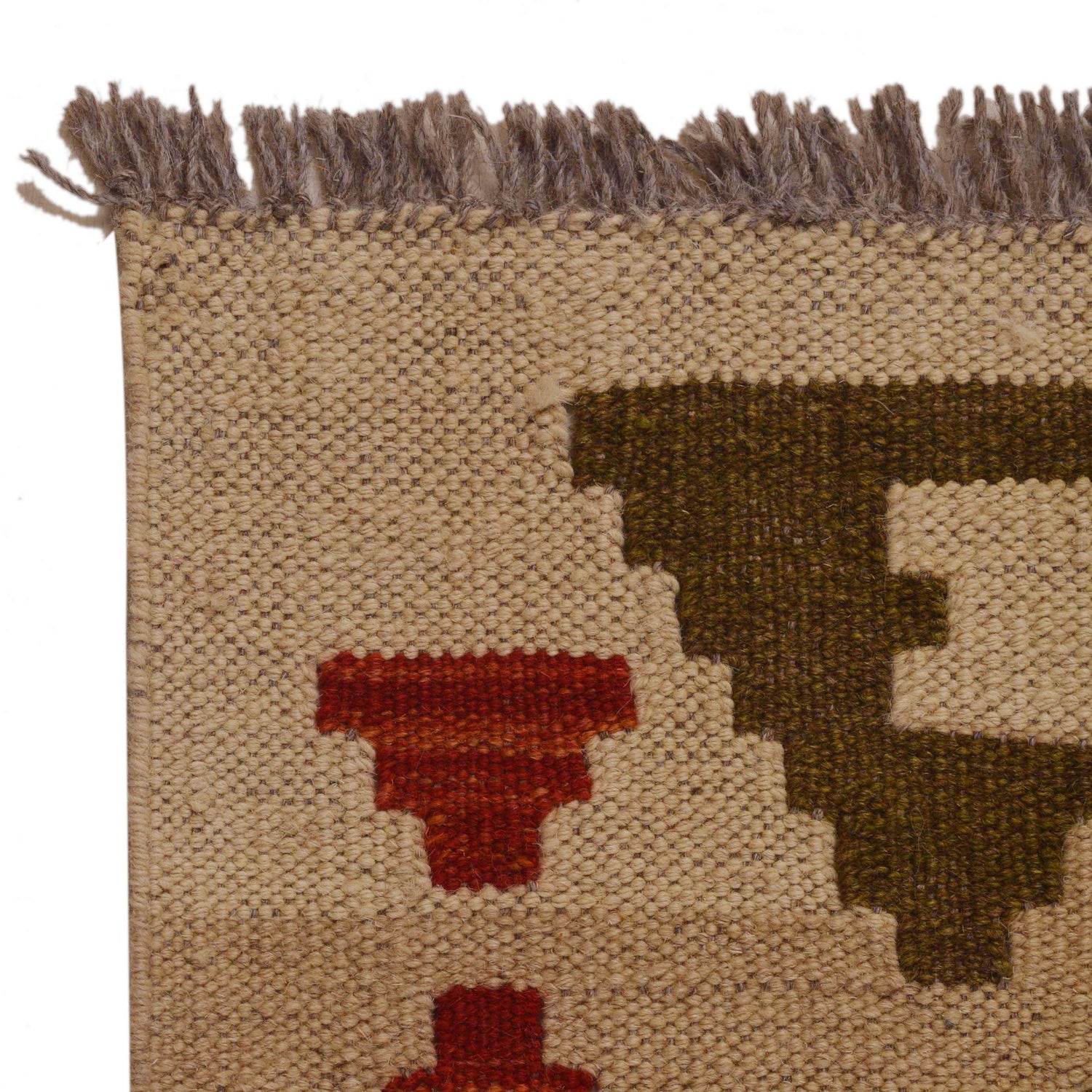 Handmade Vegetable Kilim 5' 10" x 8' 3" (ft) - No. P34961