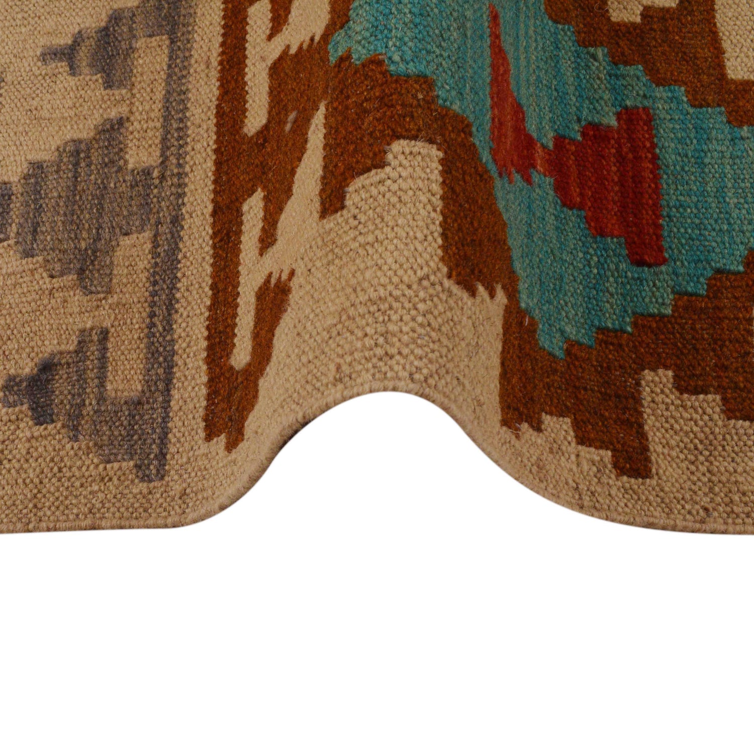 Handmade Vegetable Kilim 5' 10" x 8' 3" (ft) - No. P34961