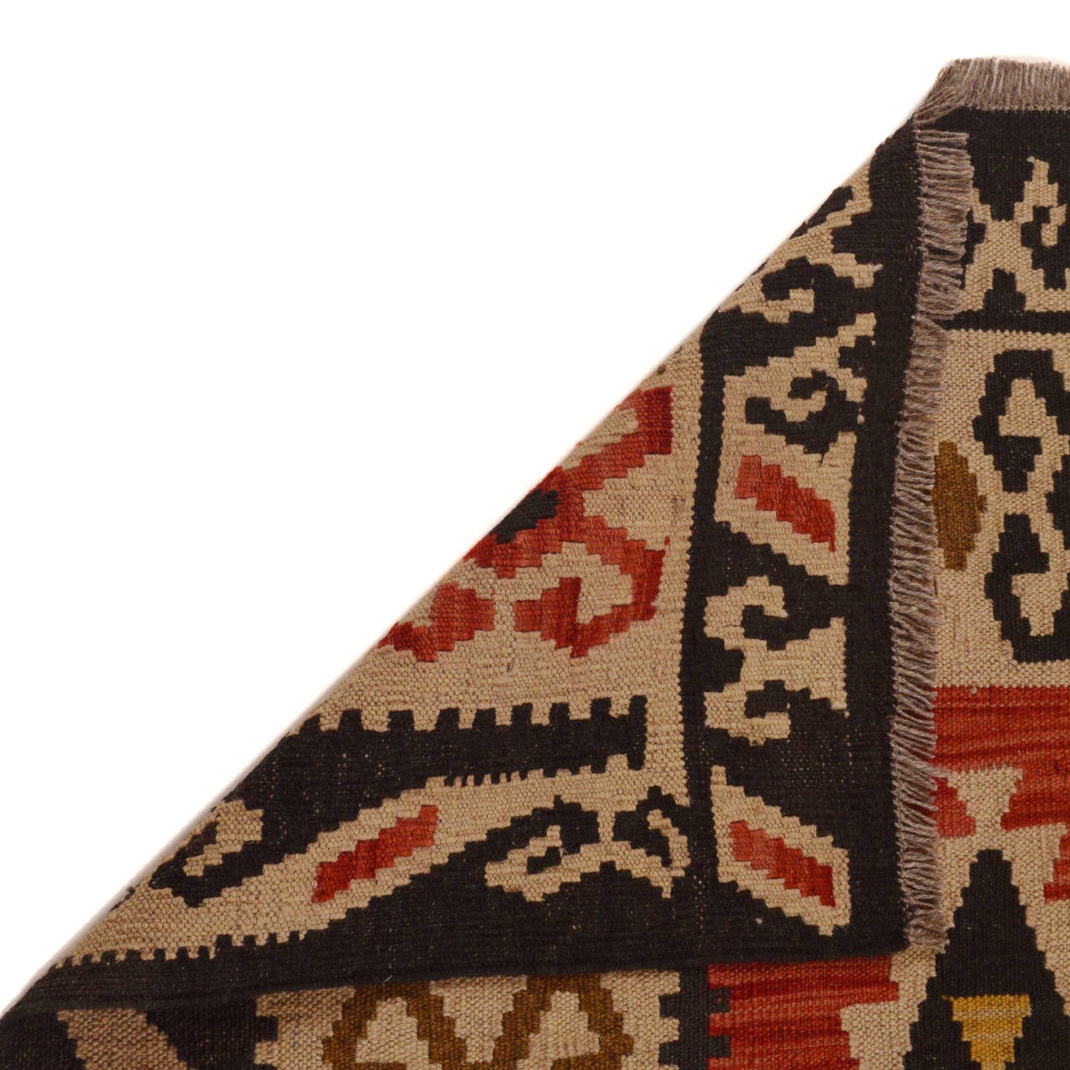 Handmade Vegetable Kelim 5' 10" x 7' 9" (ft) - No. P34962