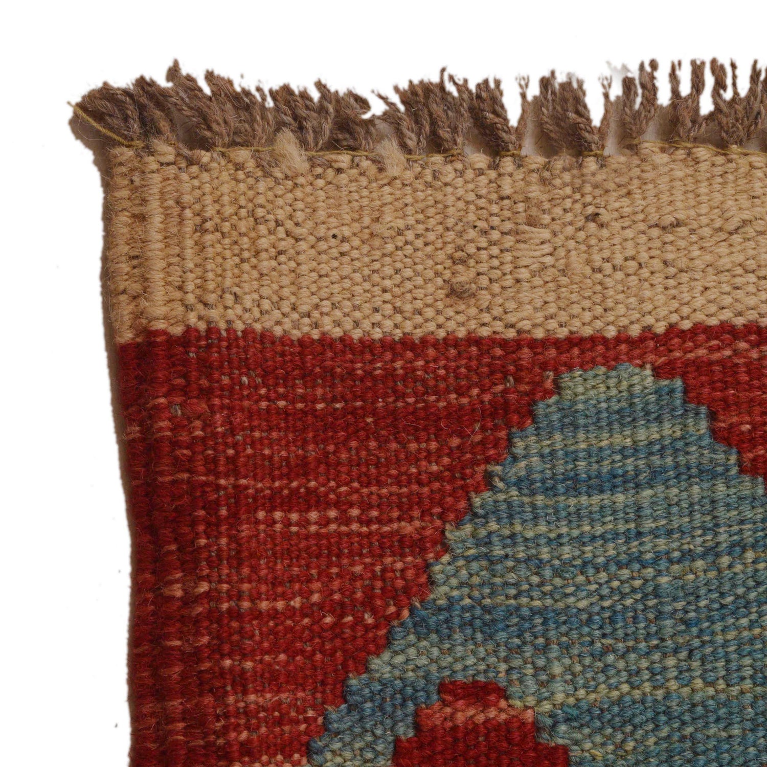 Handmade Vegetable Kelim 7' 11" x 9' 11" (ft) - No. P34965