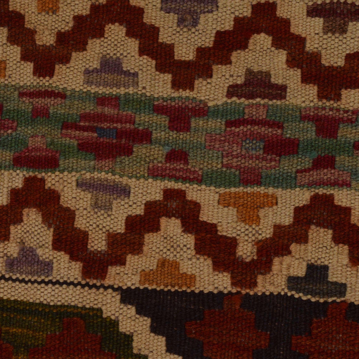 Handmade Vegetable Kilim 4' 11 x 7' 0 (ft) - No. P34967