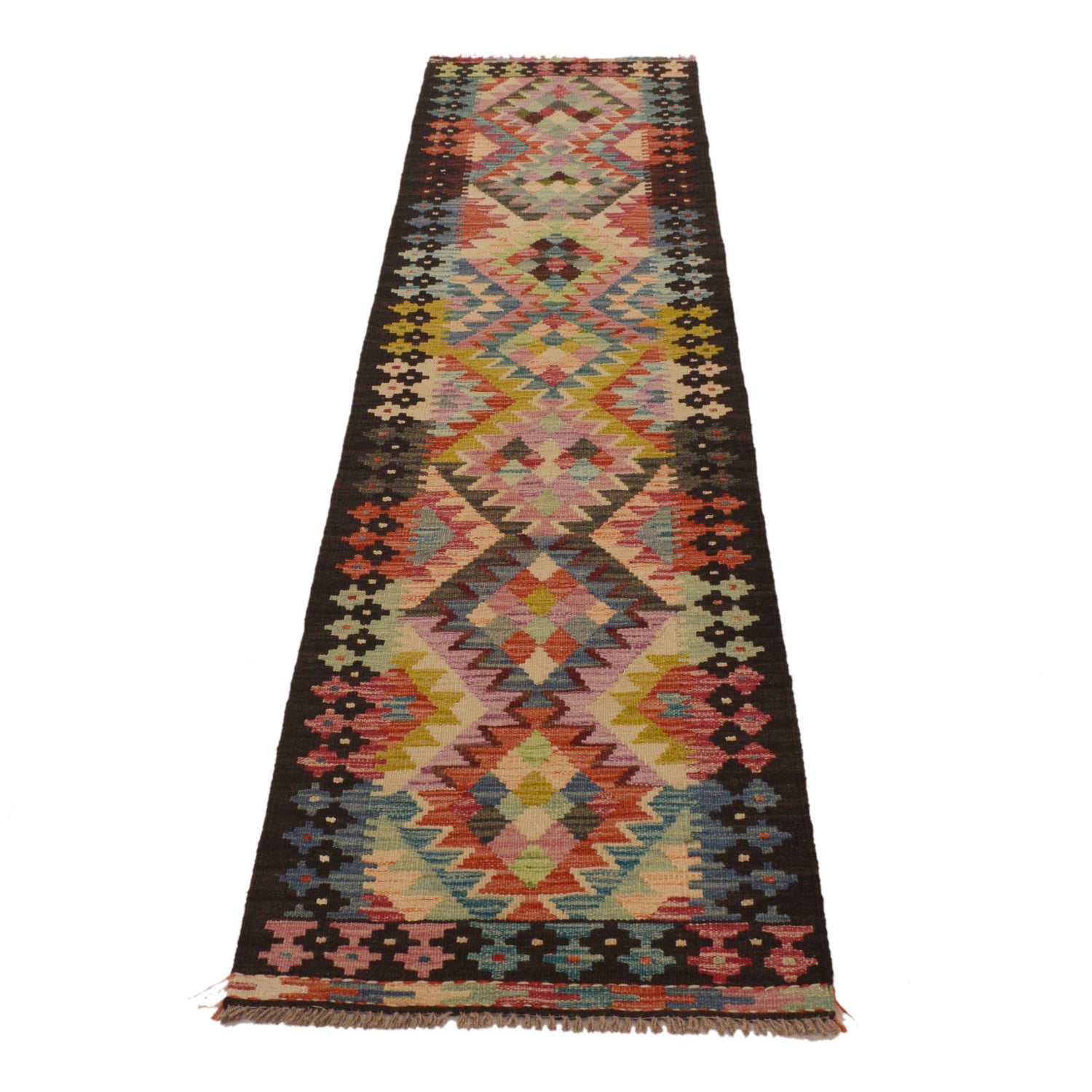 Vegetable Kilim Runner 1' 9" x 8' 0" (ft) - No. P34971