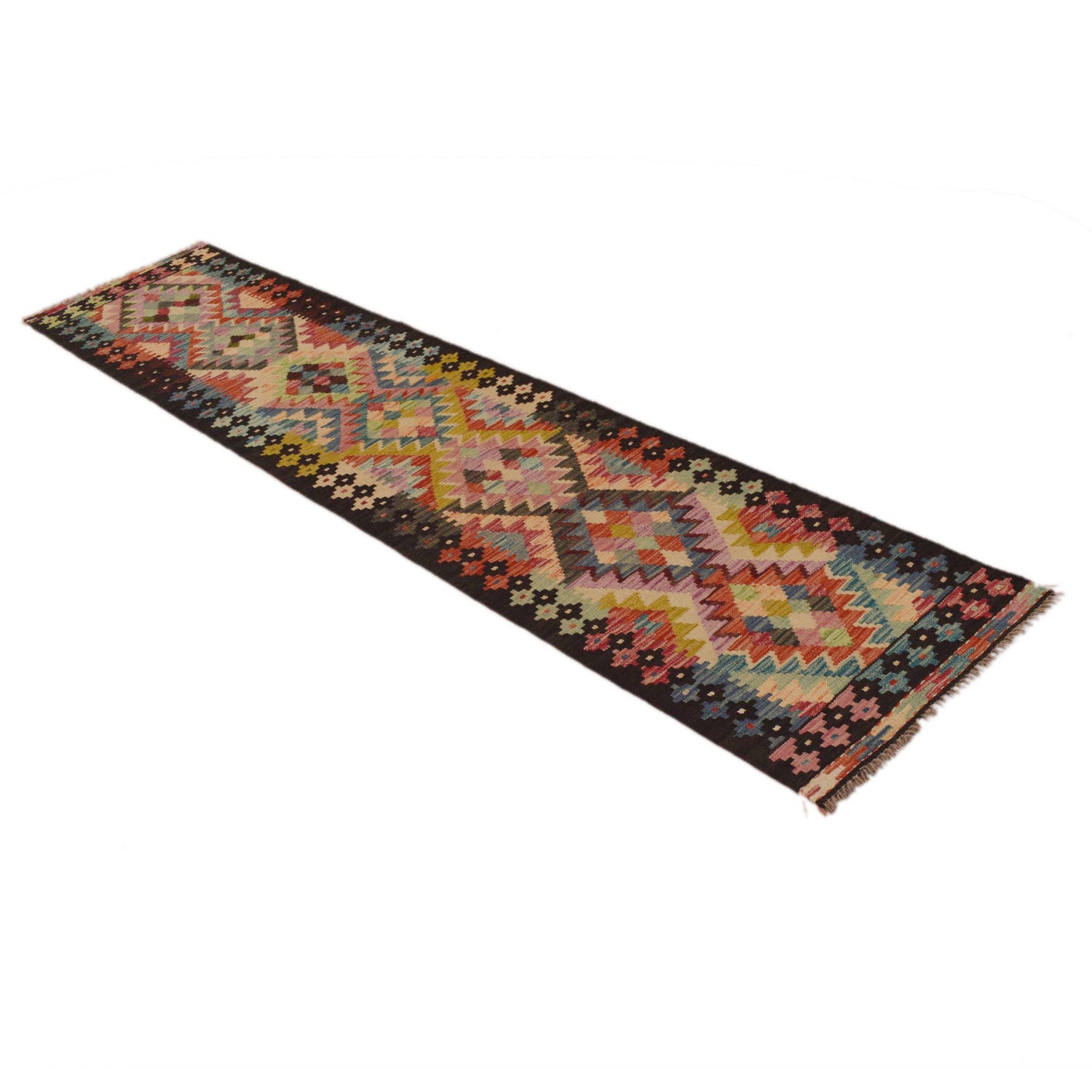 Vegetable Kilim Runner 1' 9" x 8' 0" (ft) - No. P34971