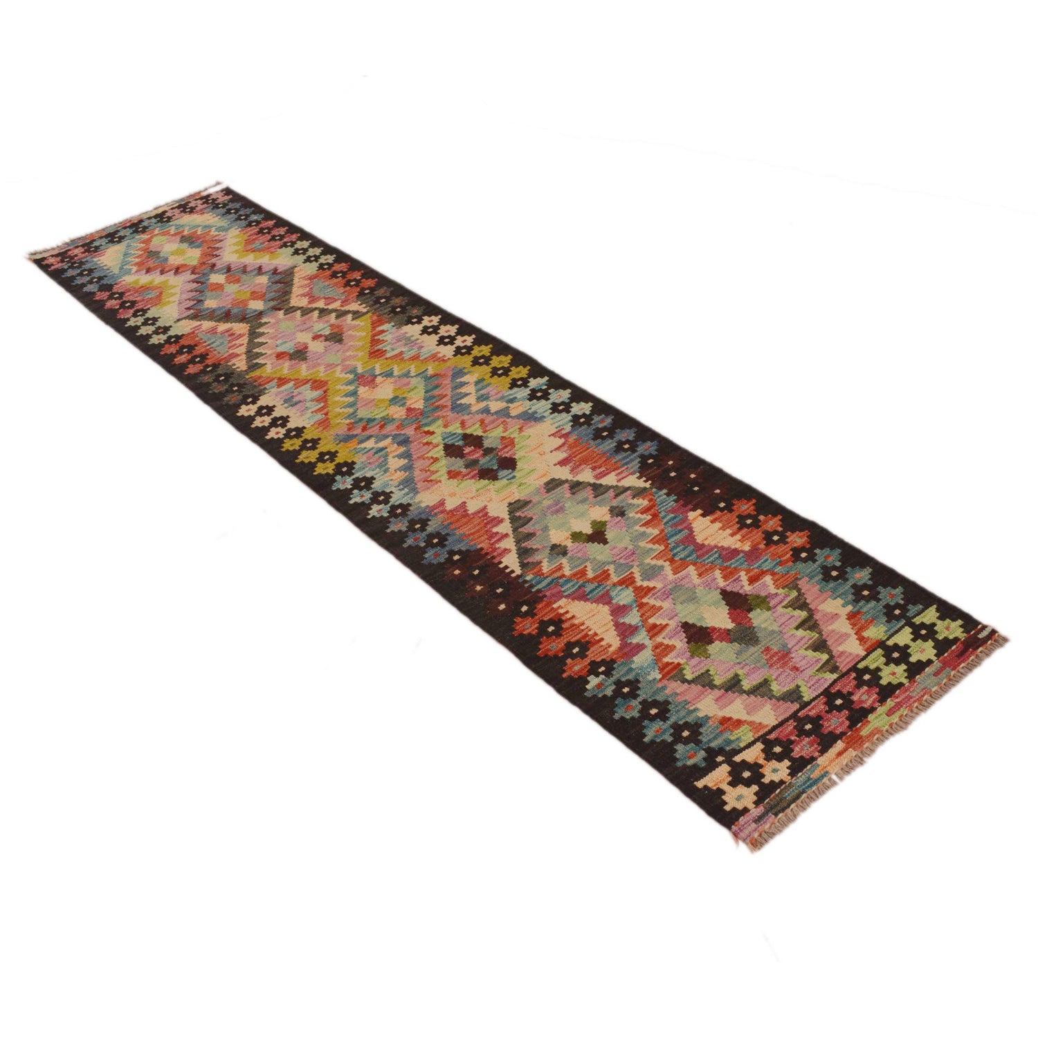 Vegetable Kilim Runner 1' 9" x 8' 0" (ft) - No. P34971