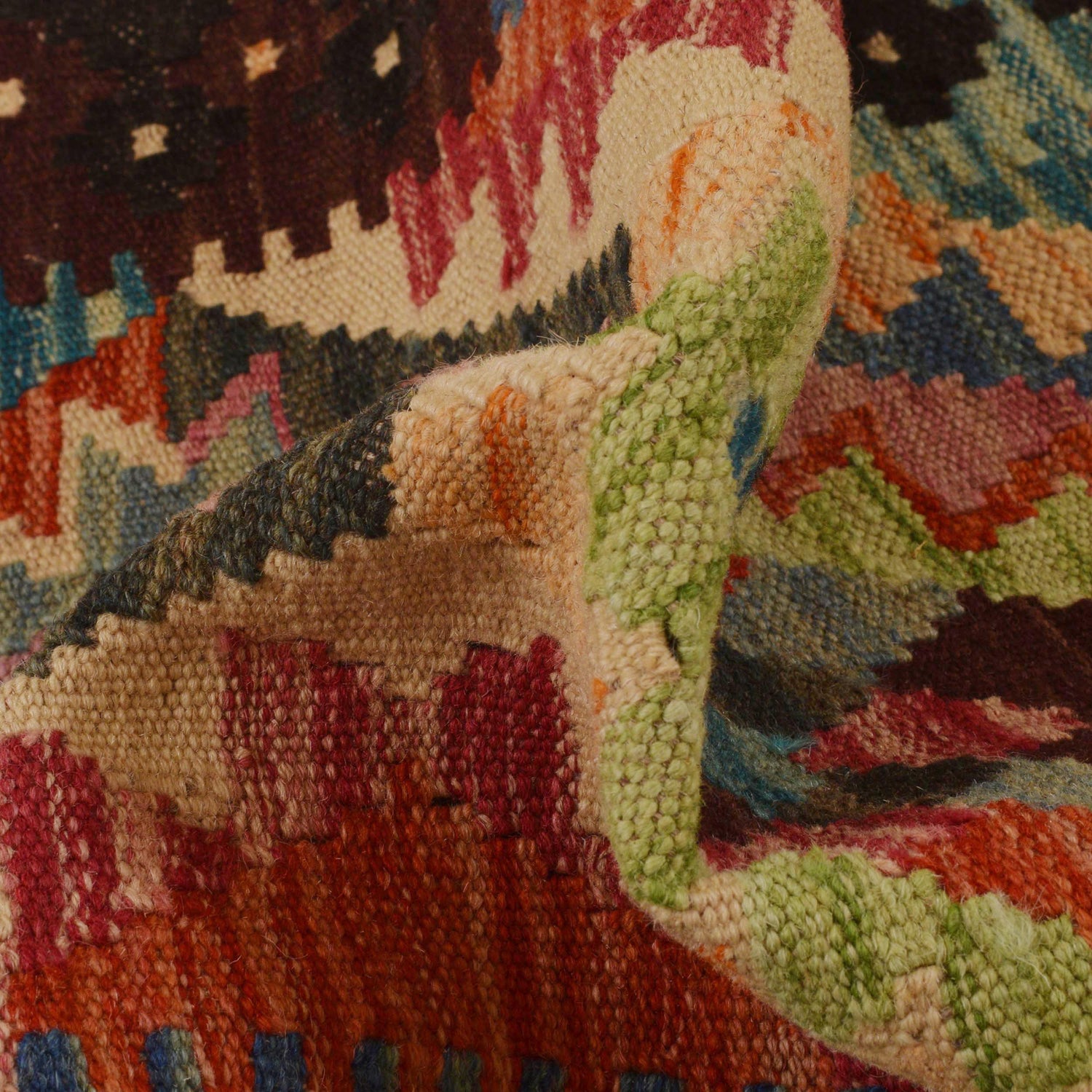 Vegetable Kilim Runner 1' 9" x 8' 0" (ft) - No. P34971