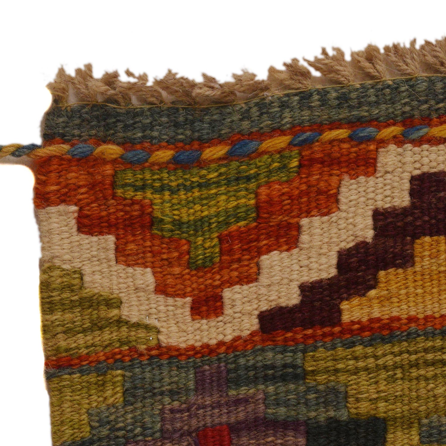 Handmade Vegetable Kelim 3' 5"  x 4' 10" (ft) - No. P34973