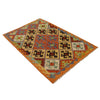 Handmade Vegetable Kilim 3' 5"  x 5' 1" (ft) - No. P34975