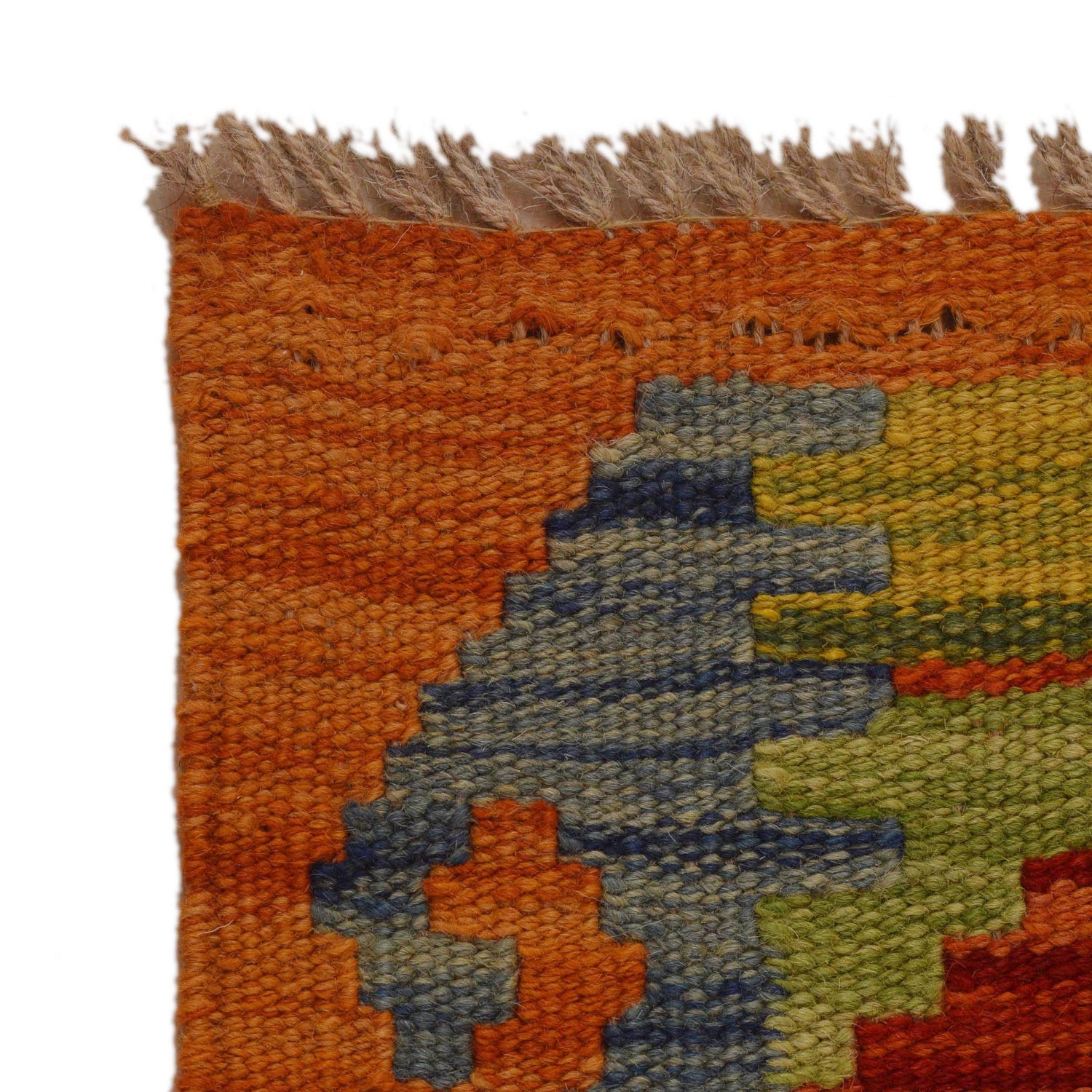 Handmade Vegetable Kilim 3' 5"  x 5' 1" (ft) - No. P34975