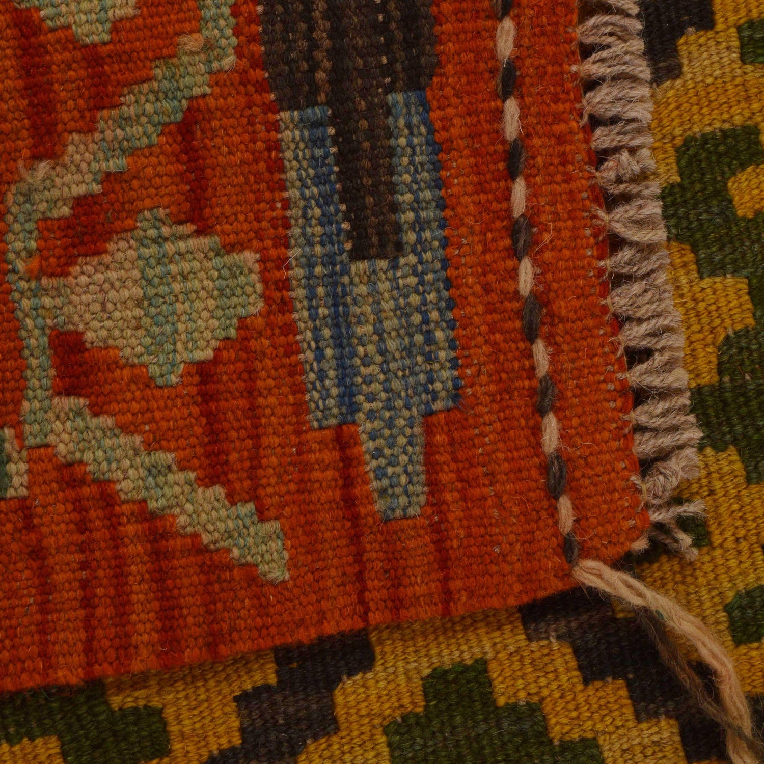 Handmade Vegetable Kilim 5' 9" x 8' 3" (ft) - No. P34978