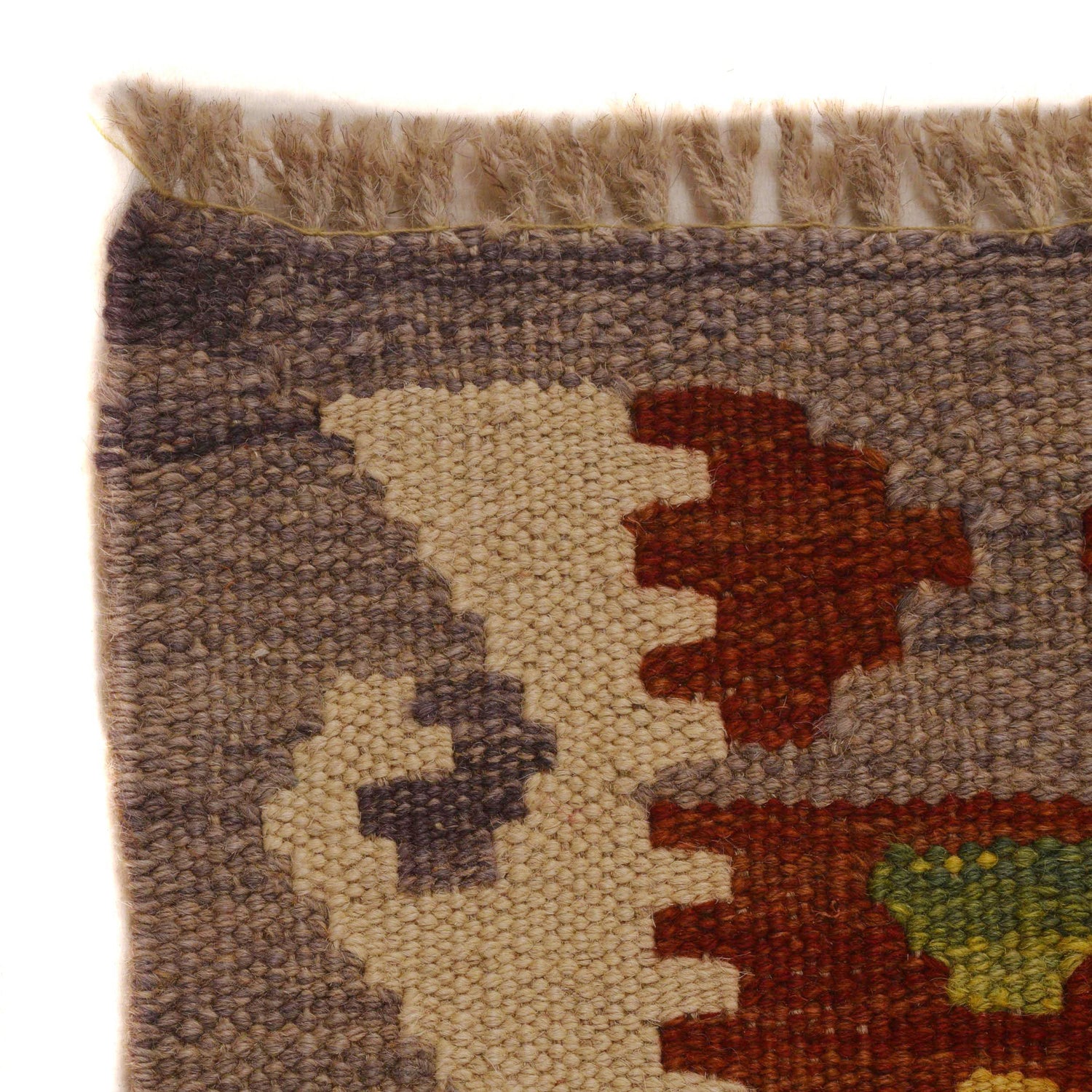 Handmade Vegetable Kelim 5' 6" x 8' 0" (ft) - No. P34982