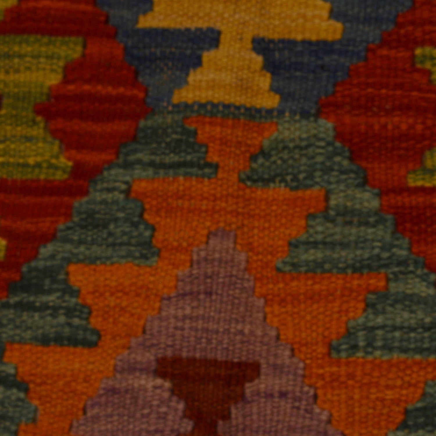 Handmade Vegetable Kelim 5' 6" x 8' 0" (ft) - No. P34982