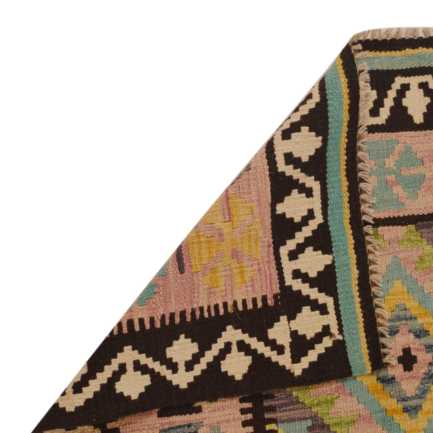 Handmade Vegetable Kilim 3' 3"  x 4' 10" (ft) - No. P34990