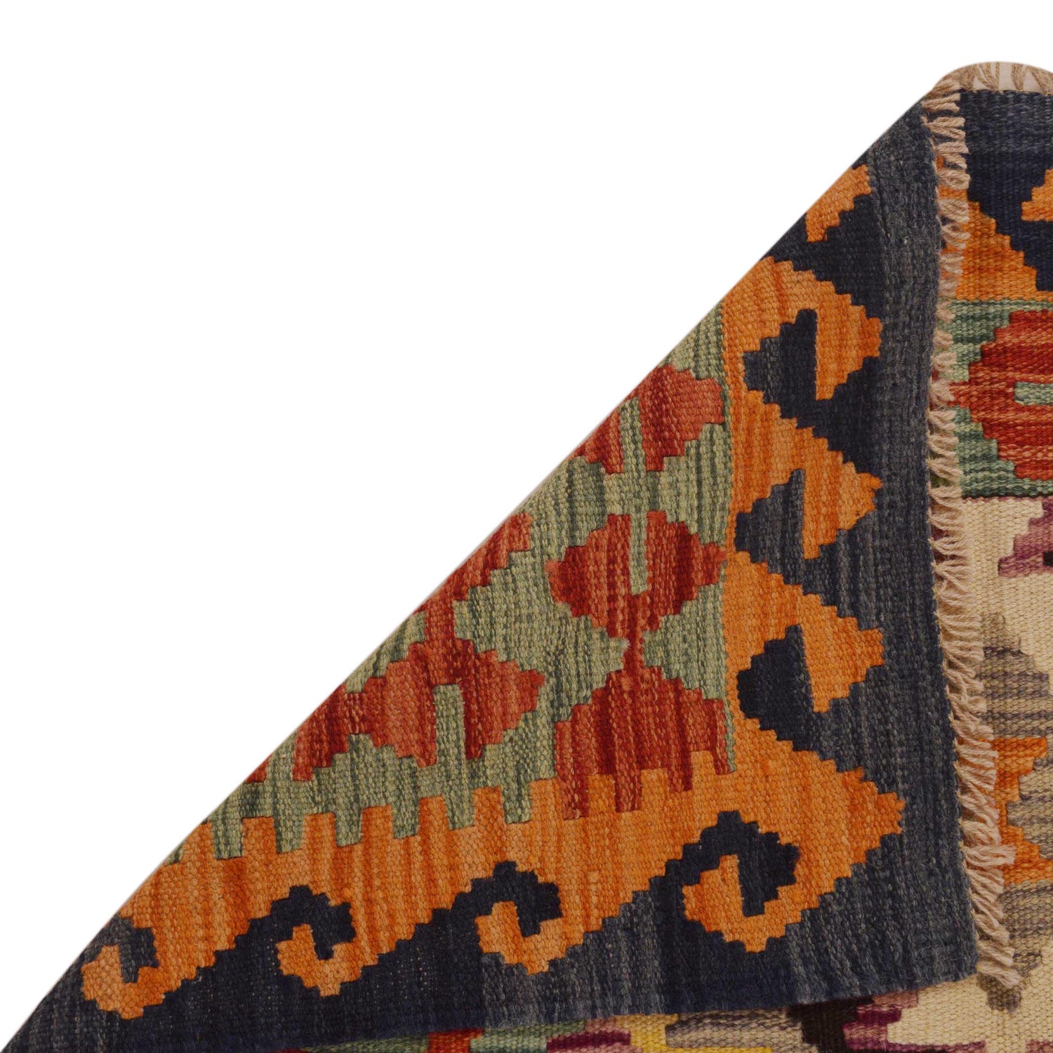 Handmade Vegetable Kelim 3' 2"  x 4' 10" (ft) - No. P35001