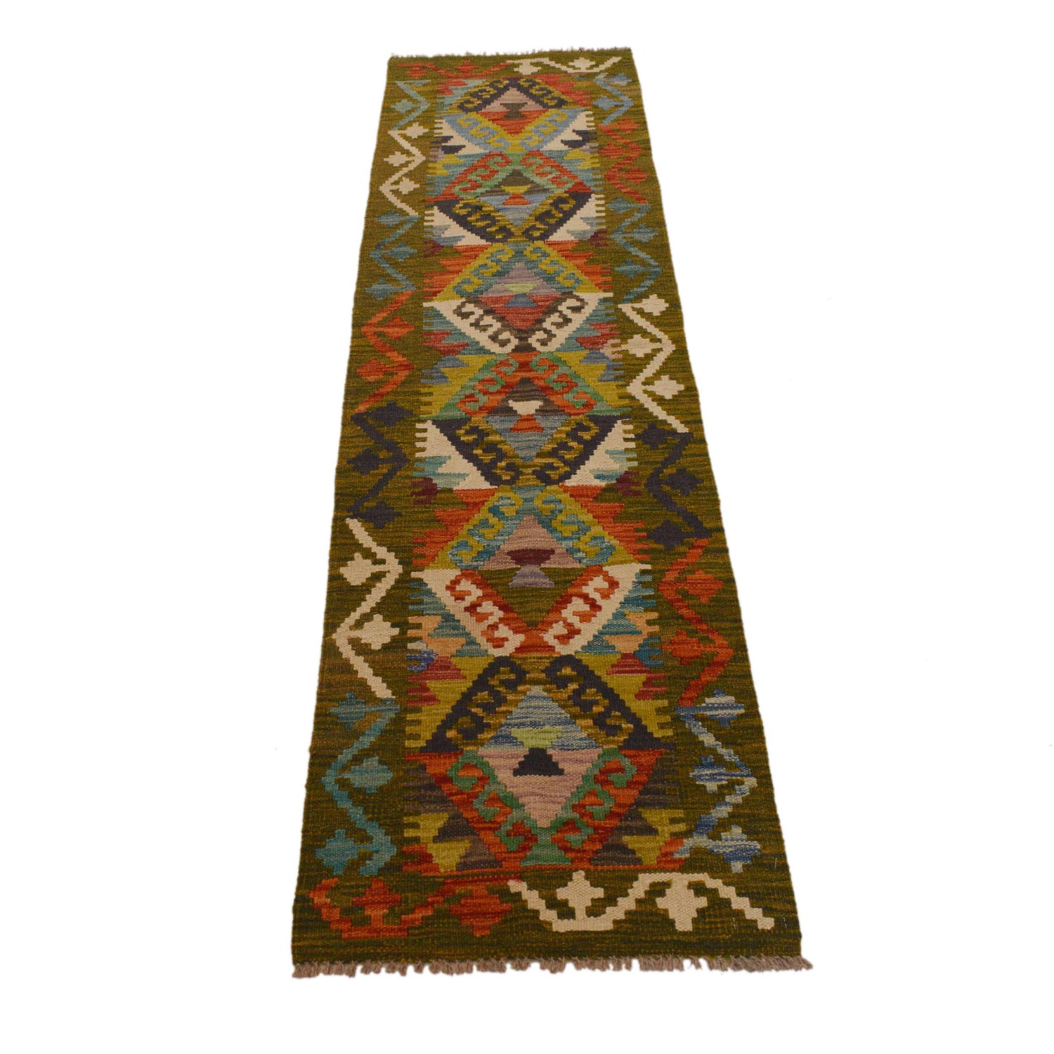 Vegetable Kelim Runner 1' 8" x 6' 8" (ft)- No. P35004