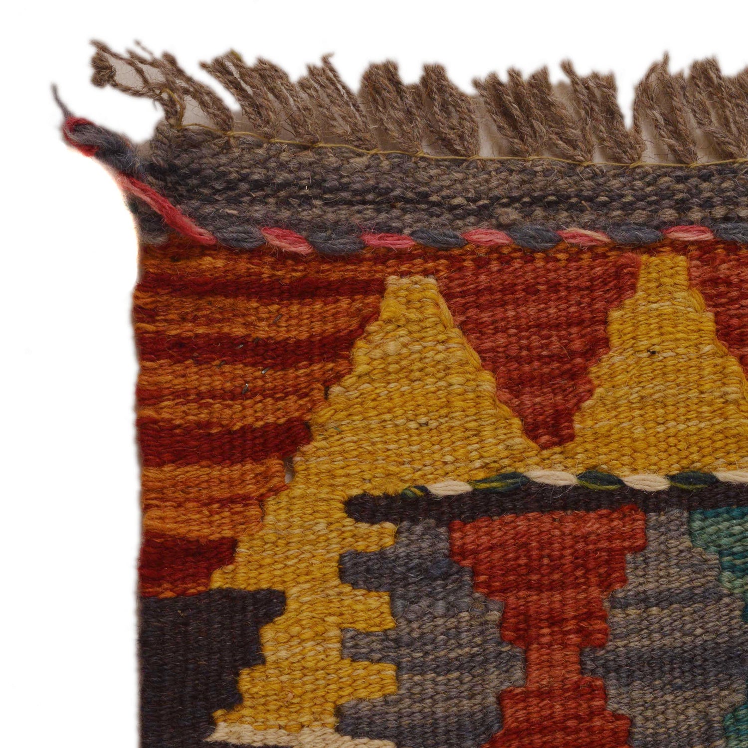 Vegetable Kilim Runner 2' 6" x 6' 6" (ft)- No. P35013