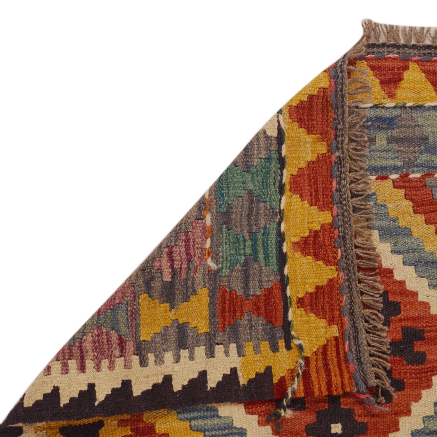 Vegetable Kilim Runner 2' 6" x 6' 6" (ft)- No. P35013