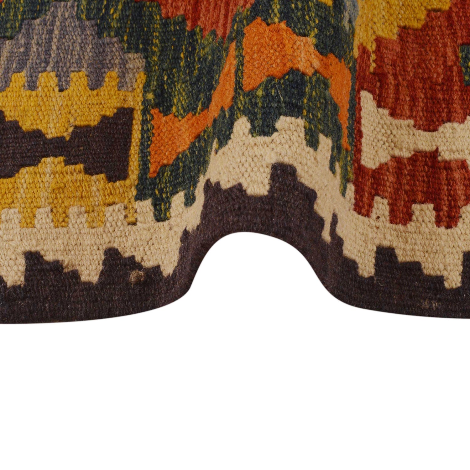 Vegetable Kilim Runner 2' 6" x 6' 6" (ft)- No. P35013