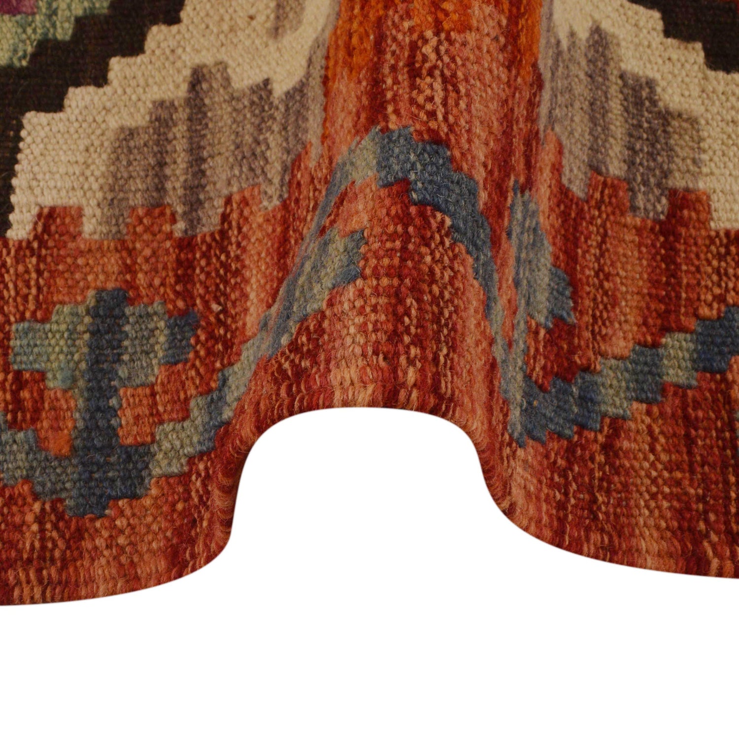 Handmade Vegetable Kilim 3' 2"  x 5' 1" (ft) - No. P35015