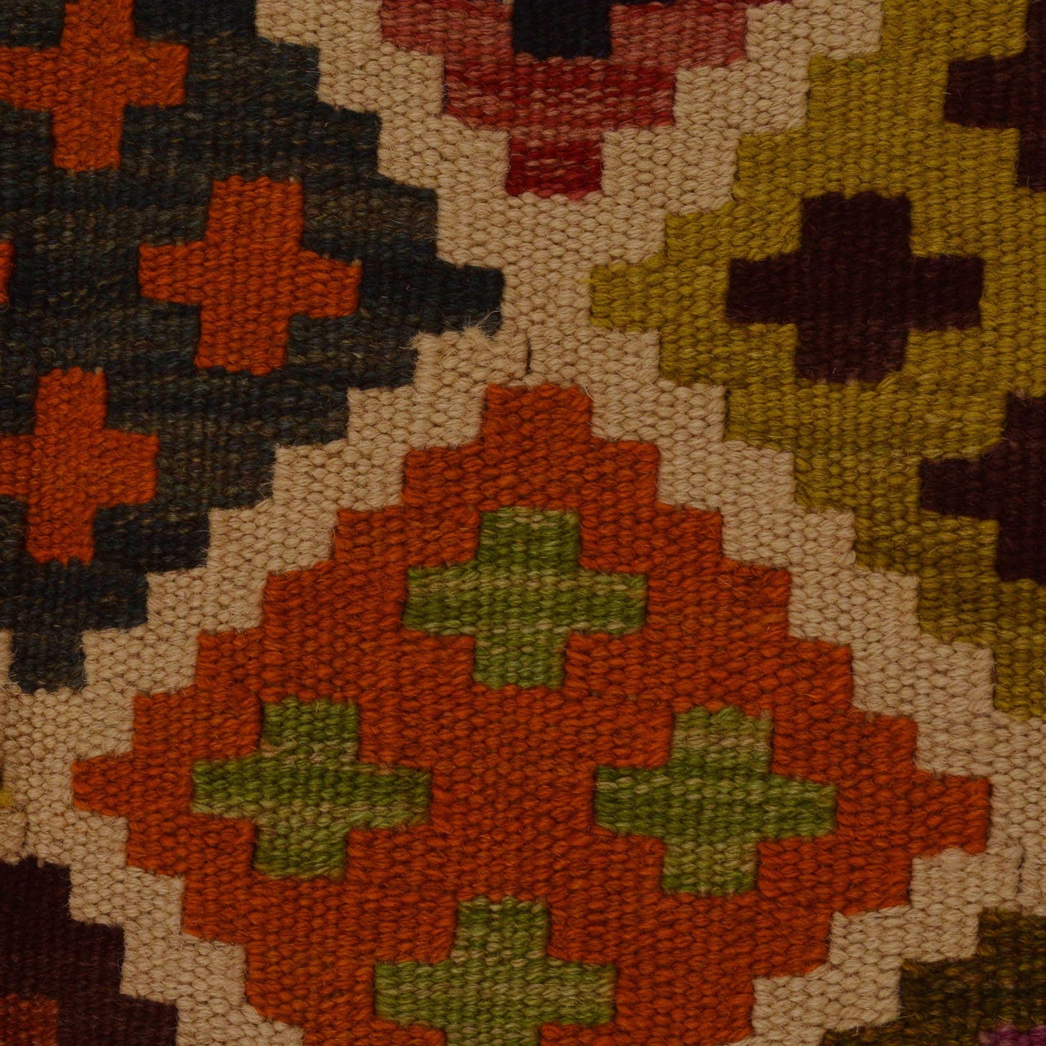 Handmade Vegetable Kilim 4' 11 x 6' 8 (ft) - No. P35019