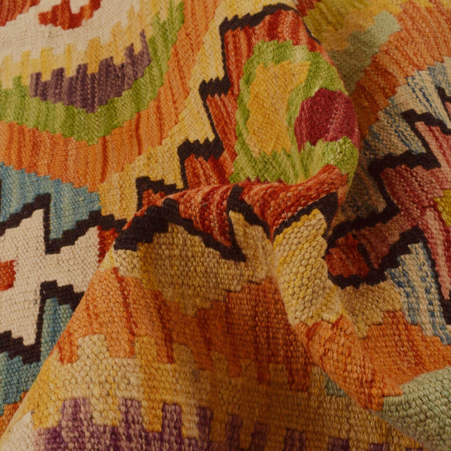 Vegetable Kelim Runner 2' 3" x 6' 7" (ft)- No. P35020