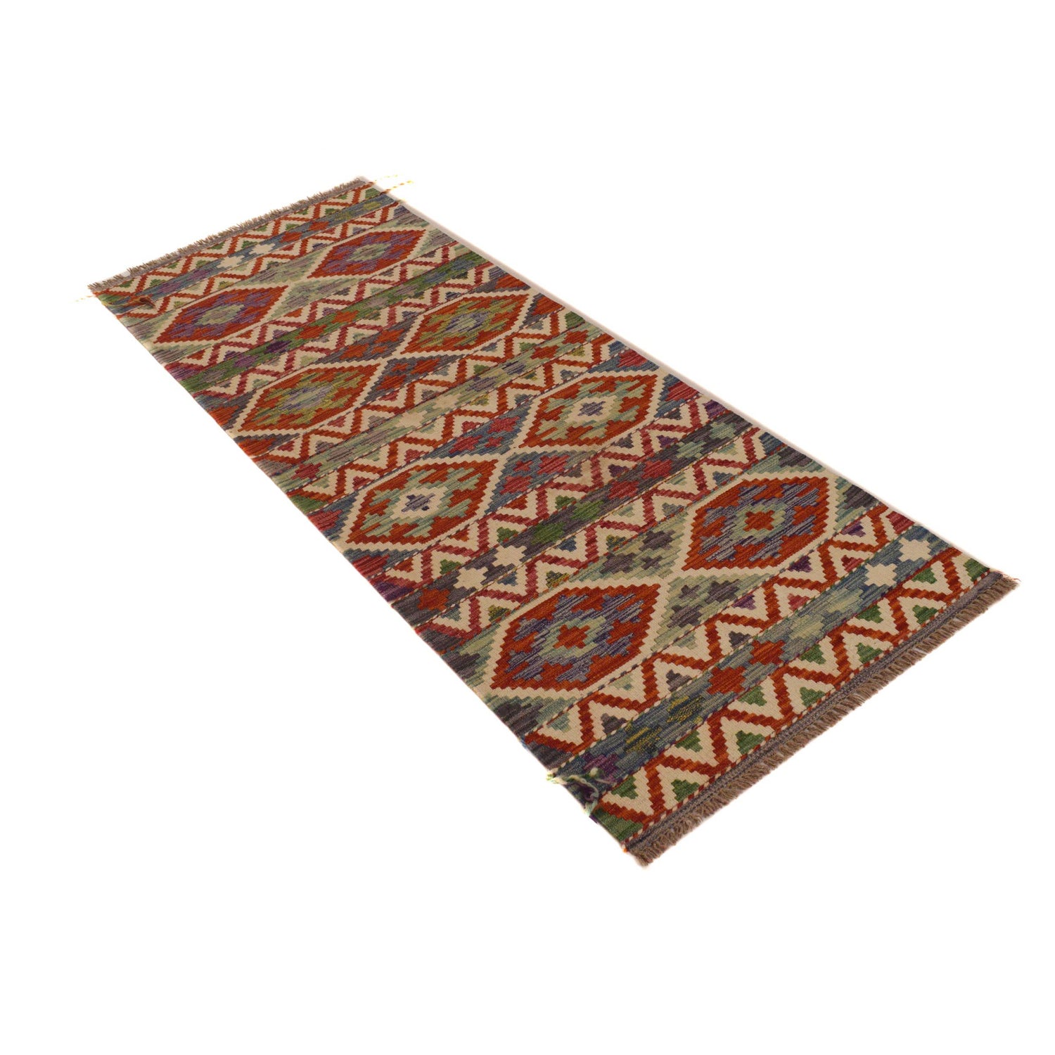 Vegetable Kilim Runner 2' 4" x 6' 5" (ft)- No. P35021