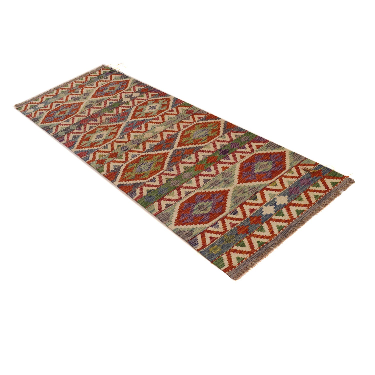 Vegetable Kilim Runner 2' 4" x 6' 5" (ft)- No. P35021