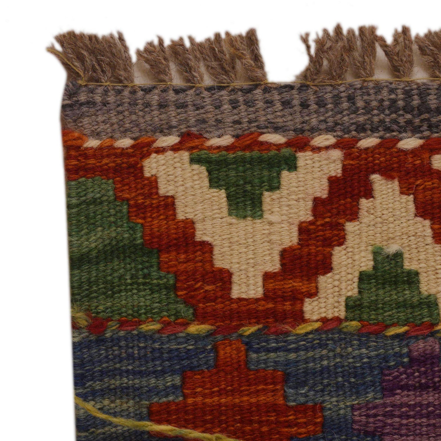 Vegetable Kilim Runner 2' 4" x 6' 5" (ft)- No. P35021