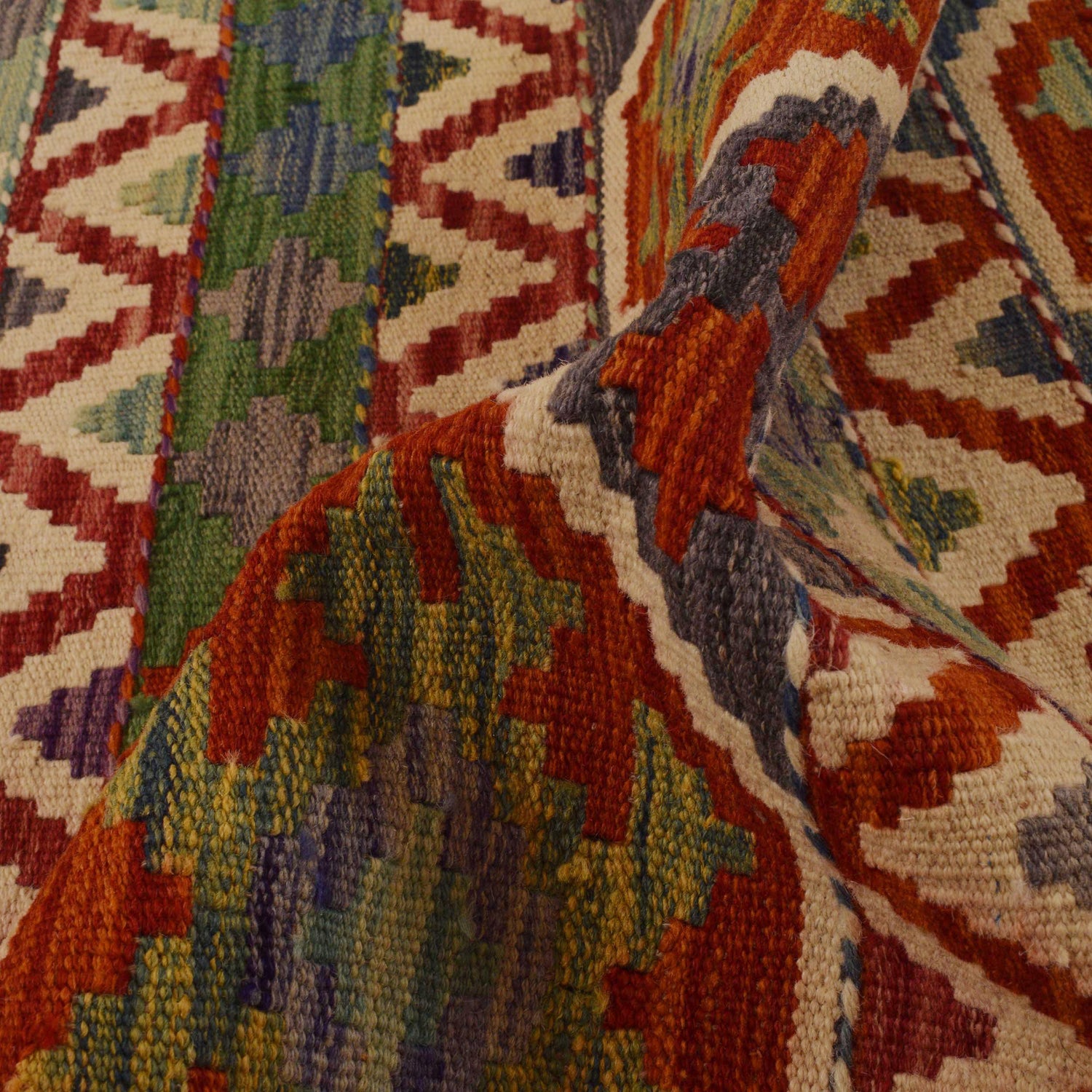 Vegetable Kilim Runner 2' 4" x 6' 5" (ft)- No. P35021