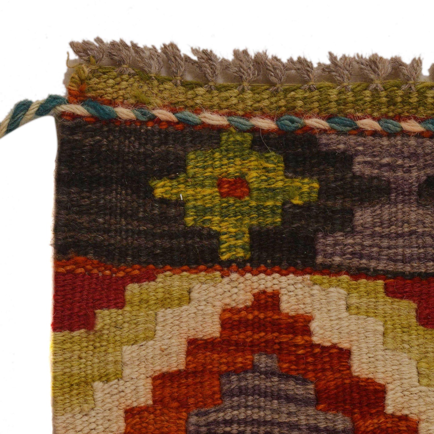 Handmade Vegetable Kilim 3' 5"  x 5' 2" (ft) - No. P35023