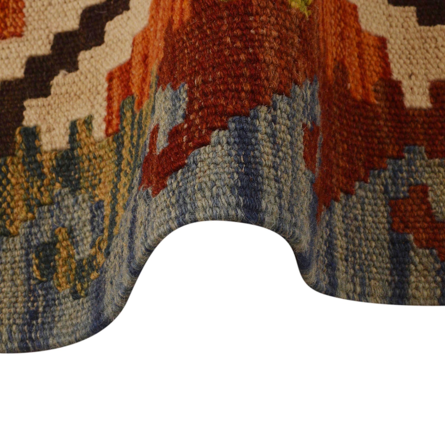 Handmade Vegetable Kilim 5' 9" x 8' 5" (ft) - No. P35038