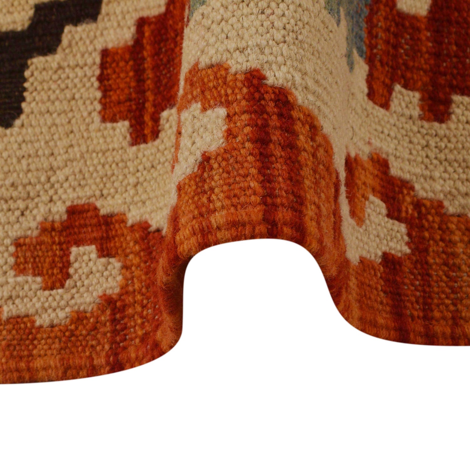 Handmade Vegetable Kilim 5' 11" x 8' 8" (ft) - No. P35045